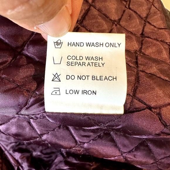 Vintage Adore Velvet Blazer Brown Sz S Iridescent 3D Lace Whimsygoth Steampunk - Picture 10 of 11